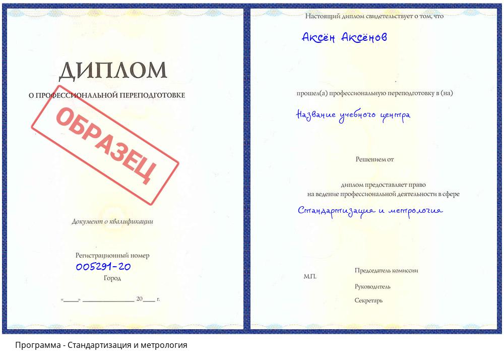 Стандартизация и метрология Красноуфимск