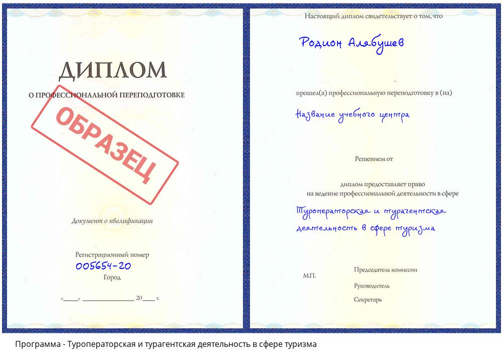 Туроператорская и турагентская деятельность в сфере туризма Красноуфимск